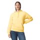 Softstyle kapucnis pulóver kenguruzsebbel, Gildan GISF500, Yellow Haze-2XL