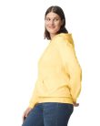 Softstyle kapucnis pulóver kenguruzsebbel, Gildan GISF500, Yellow Haze-2XL