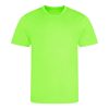 JC001 környakas sport férfi póló Just Cool, Electric Green-2XL