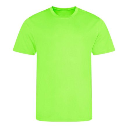 JC001 környakas sport férfi póló Just Cool, Electric Green-2XL