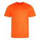 JC001 környakas sport férfi póló Just Cool, Electric Orange-XS