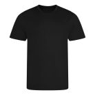 JC001 környakas sport férfi póló Just Cool, Jet Black-2XL