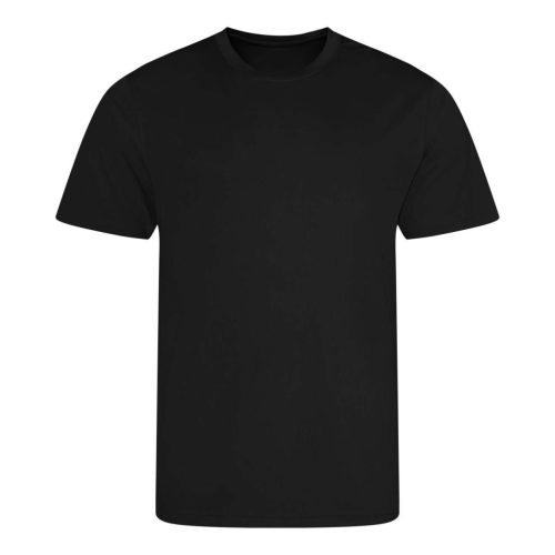 JC001 környakas sport férfi póló Just Cool, Jet Black-2XL