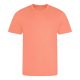 JC001 környakas sport férfi póló Just Cool, Peach Sorbet-2XL