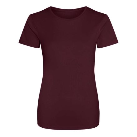 JC005 környakas Női sport póló Just Cool, Burgundy-XS