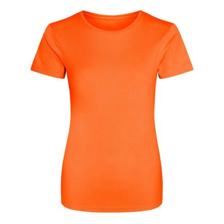 JC005 környakas Női sport póló Just Cool, Electric Orange-XL