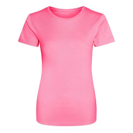 JC005 környakas Női sport póló Just Cool, Electric Pink-XL