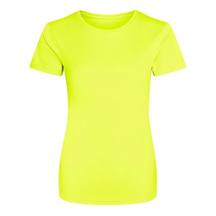 JC005 környakas Női sport póló Just Cool, Electric Yellow-L