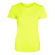 JC005 környakas Női sport póló Just Cool, Electric Yellow-L