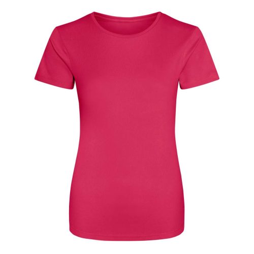 JC005 környakas Női sport póló Just Cool, Hot Pink-2XL