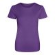 JC005 környakas Női sport póló Just Cool, Purple-L