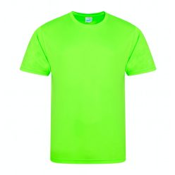   Just Cool JC020 unisex kereknyakú sportpóló, Electrik green