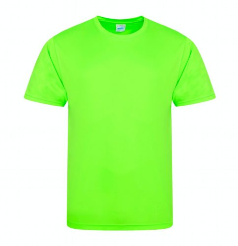 Just Cool JC020 unisex kereknyakú sportpóló, Electrik green