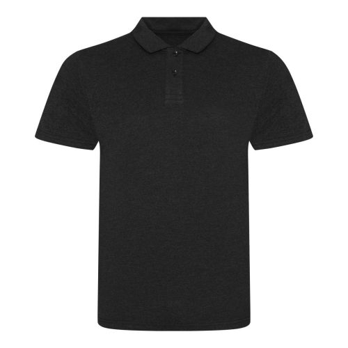 JP001 tri-blend galléros férfi póló Just Polos, Heather Black-M