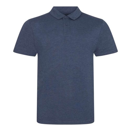 JP001 tri-blend galléros férfi póló Just Polos, Heather Navy-S