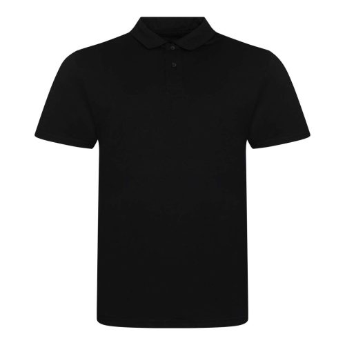 JP001 tri-blend galléros férfi póló Just Polos, Solid Black-2XL