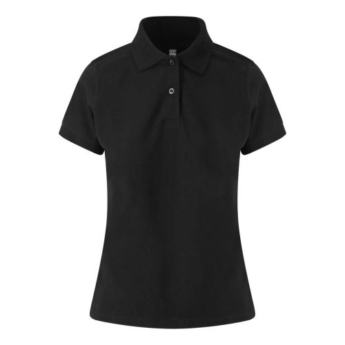 JP002F sztreccs galléros Női póló Just Polos, Black-L