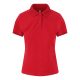 JP002F sztreccs galléros Női póló Just Polos, Red-2XL