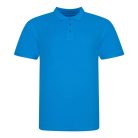 JP100 mikropiké unisex galléros póló Just Polos, Azure Blue-2XL