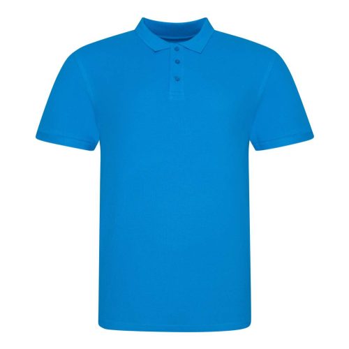 JP100 mikropiké unisex galléros póló Just Polos, Azure Blue-2XL