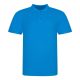 JP100 mikropiké unisex galléros póló Just Polos, Azure Blue-2XL