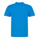 JP100 mikropiké unisex galléros póló Just Polos, Azure Blue-2XL