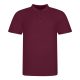 JP100 mikropiké unisex galléros póló Just Polos, Burgundy-2XL