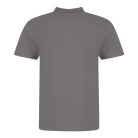 JP100 mikropiké unisex galléros póló Just Polos, Charcoal-2XL