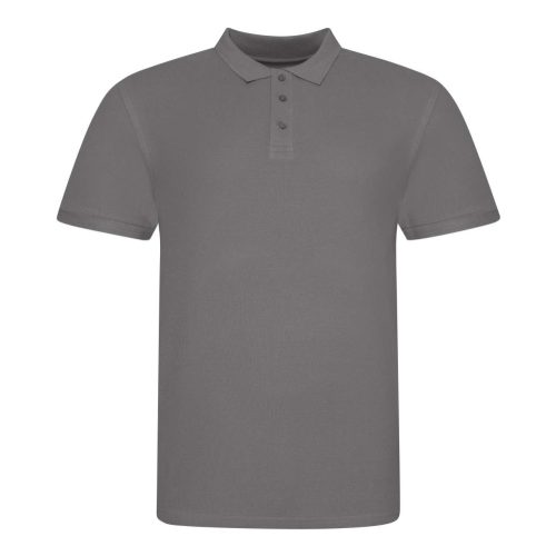 JP100 mikropiké unisex galléros póló Just Polos, Charcoal-S