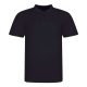 JP100 mikropiké unisex galléros póló Just Polos, Deep Black-2XL