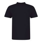 JP100 mikropiké unisex galléros póló Just Polos, Deep Black-2XL