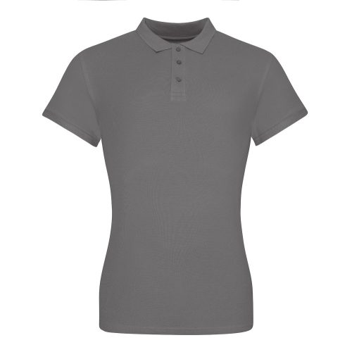 JP100F rövid ujjú Női galléros póló Just Polos, Charcoal-2XL