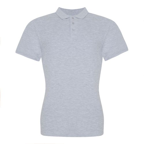 JP100F rövid ujjú Női galléros póló Just Polos, Heather Grey-2XL