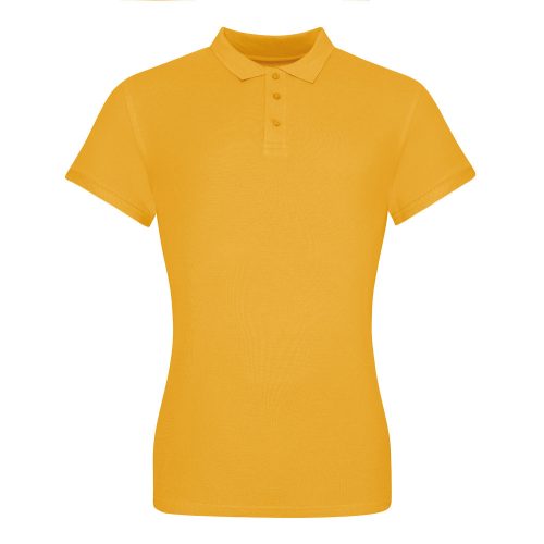 JP100F rövid ujjú Női galléros póló Just Polos, Mustard-L