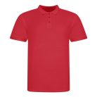 JP100 mikropiké unisex galléros póló Just Polos, Fire Red-2XL