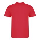 JP100 mikropiké unisex galléros póló Just Polos, Fire Red-3XL