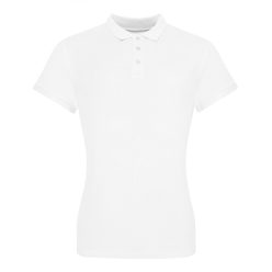   JP100F rövid ujjú Női galléros póló Just Polos, White-2XL