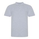 JP100 mikropiké unisex galléros póló Just Polos, Heather Grey-2XL