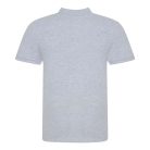 JP100 mikropiké unisex galléros póló Just Polos, Heather Grey-2XL