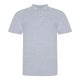 JP100 mikropiké unisex galléros póló Just Polos, Heather Grey-M