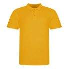 JP100 mikropiké unisex galléros póló Just Polos, Mustard-2XL