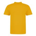 JP100 mikropiké unisex galléros póló Just Polos, Mustard-2XL