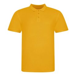   JP100 mikropiké unisex galléros póló Just Polos, Mustard-S