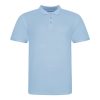 JP100 mikropiké unisex galléros póló Just Polos, Sky Blue-3XL