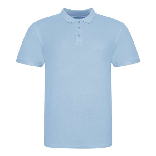 JP100 mikropiké unisex galléros póló Just Polos, Sky Blue-3XL