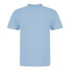 JP100 mikropiké unisex galléros póló Just Polos, Sky Blue-L