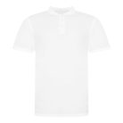 JP100 mikropiké unisex galléros póló Just Polos, White-2XL