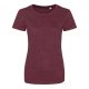 JT001F tri-blend Női rövid ujjú póló Just Ts, Heather Burgundy-L