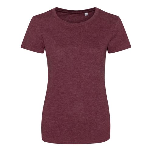 JT001F tri-blend Női rövid ujjú póló Just Ts, Heather Burgundy-S