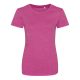 JT001F tri-blend Női rövid ujjú póló Just Ts, Heather Pink-XS